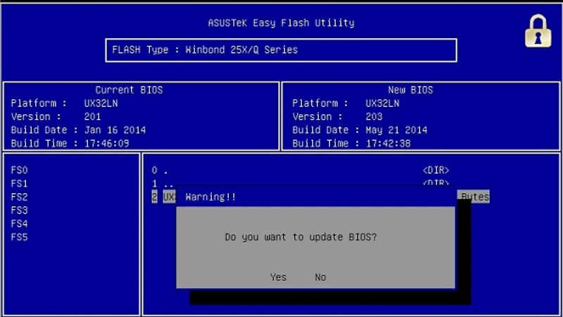 Cập nhật BIOS